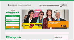 Desktop Screenshot of grimm-touristik.de